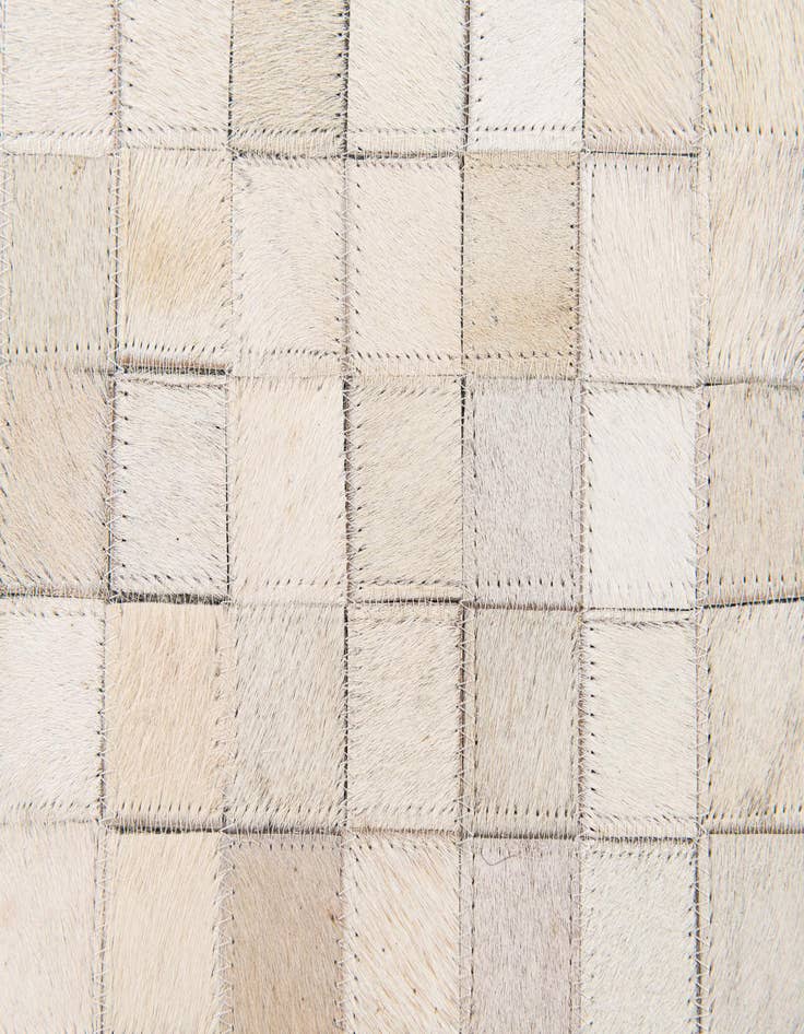 Detail image of 5' 3 x 7' 5 Cowhide Stocks Rug
