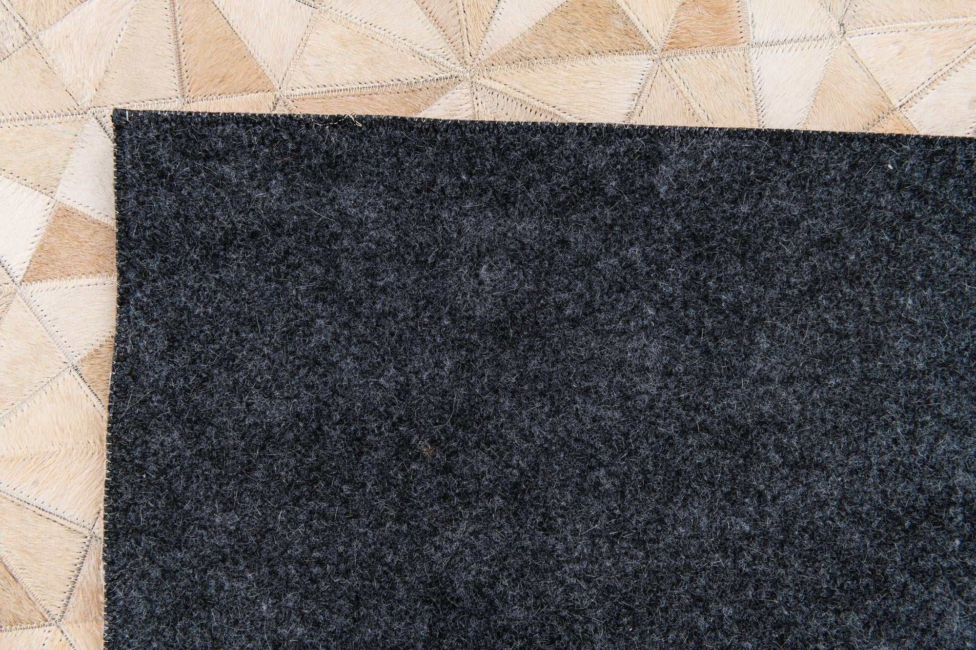 6' 8 x 9' 8 Cowhide Stocks Rug
