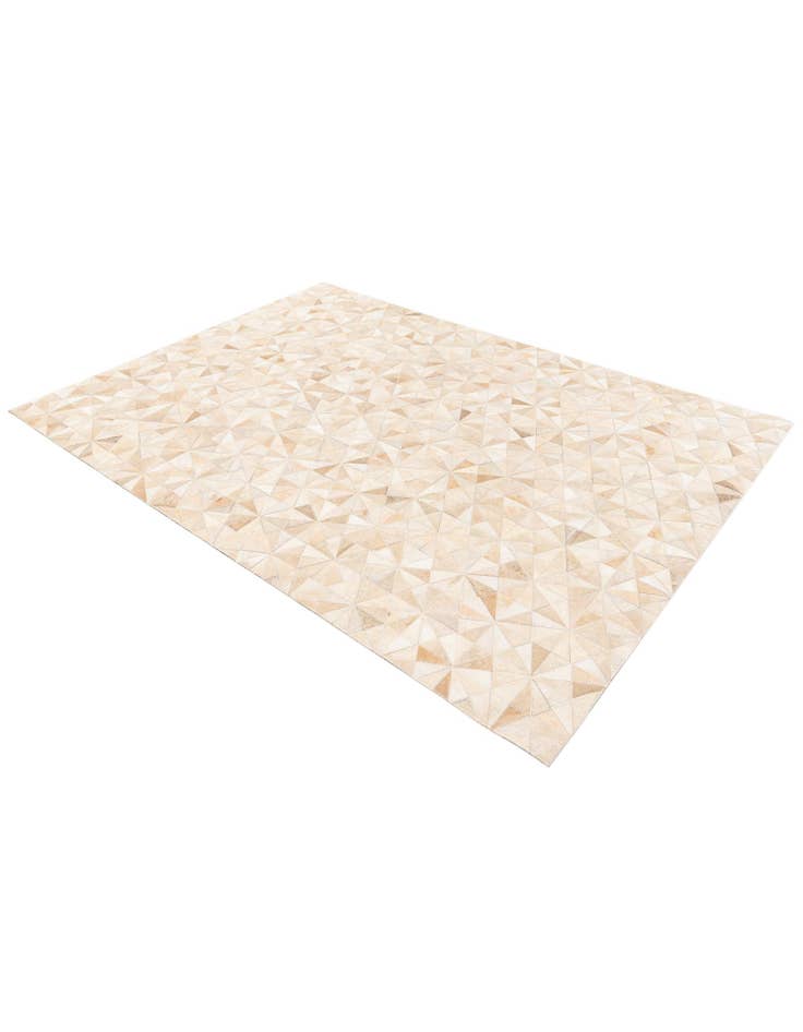 Detail image of 4' 9 x 6' 6 Cowhide Stocks Rug