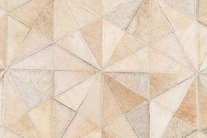 4' 9 x 6' 6 Cowhide Stocks Rug