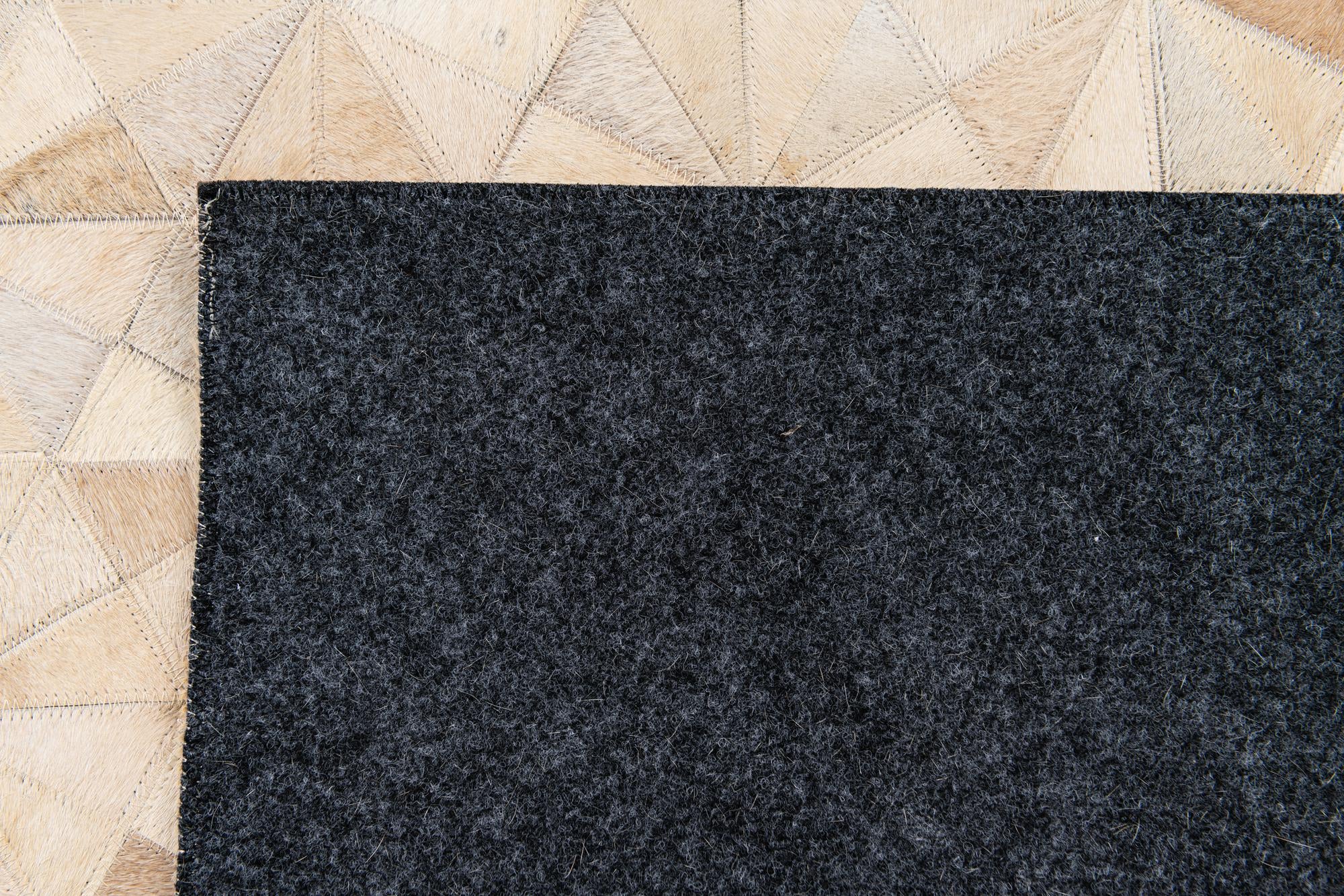 4' 9 x 6' 6 Cowhide Stocks Rug