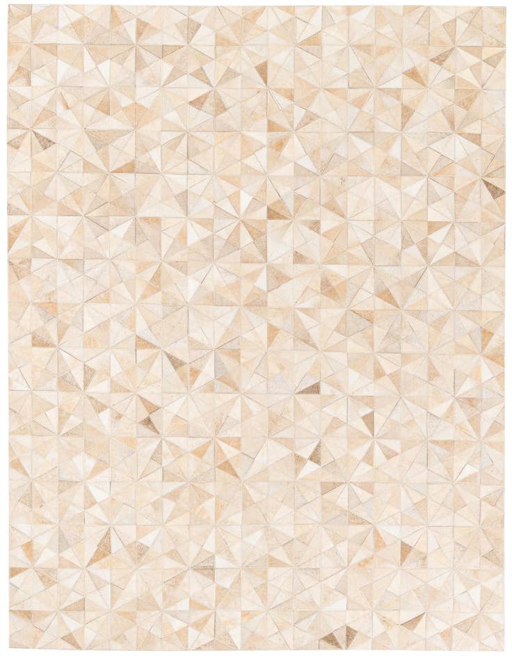 Detail image of 4' 9 x 6' 6 Cowhide Stocks Rug