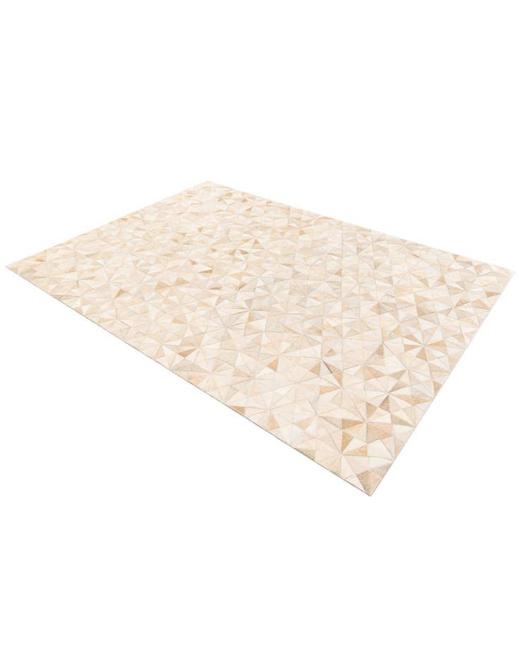 Detail image of 4' 8 x 6' 7 Cowhide Stocks Rug