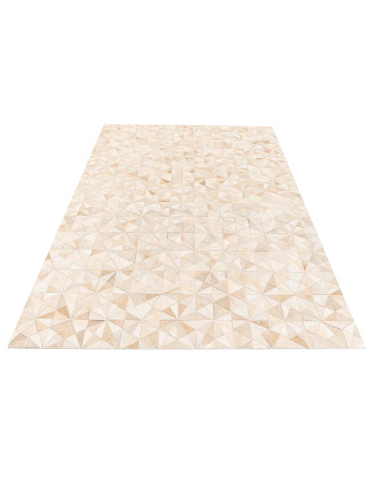 Detail image of 4' 8 x 6' 7 Cowhide Stocks Rug