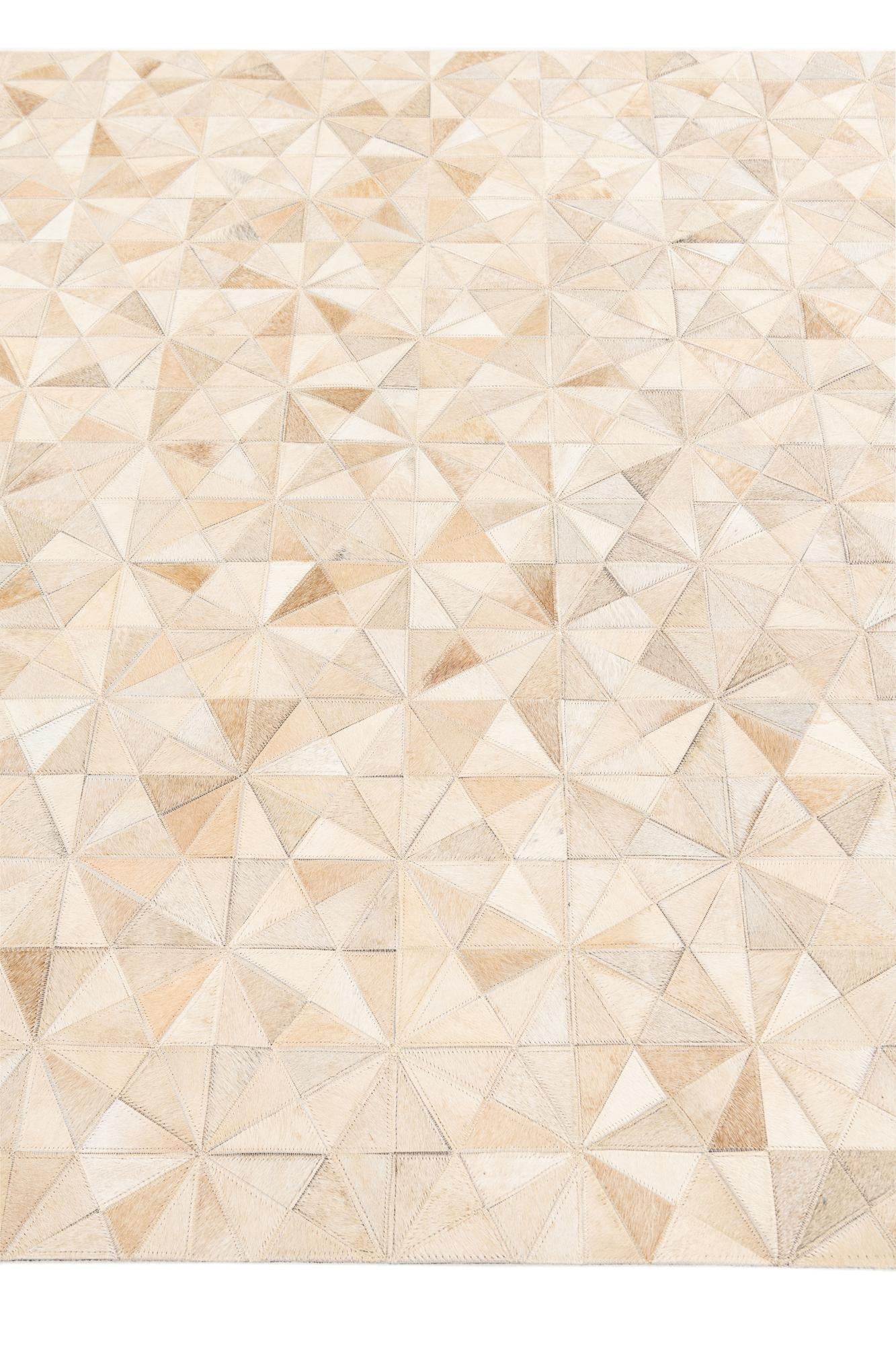 4' 8 x 6' 7 Cowhide Stocks Rug