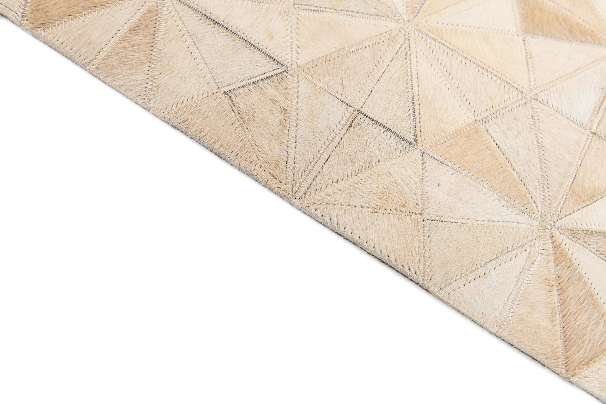 4' 8 x 6' 7 Cowhide Stocks Rug