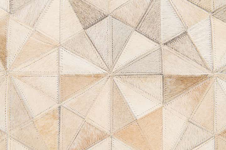 4' 8 x 6' 7 Cowhide Stocks Rug