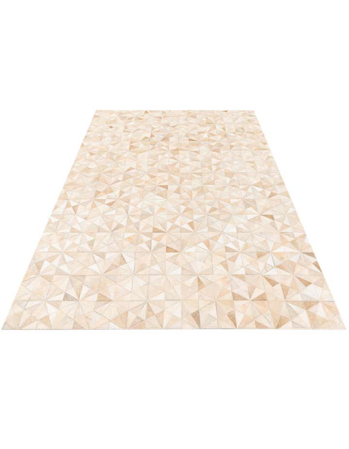 4' 8 x 6' 7 Cowhide Stocks Rug