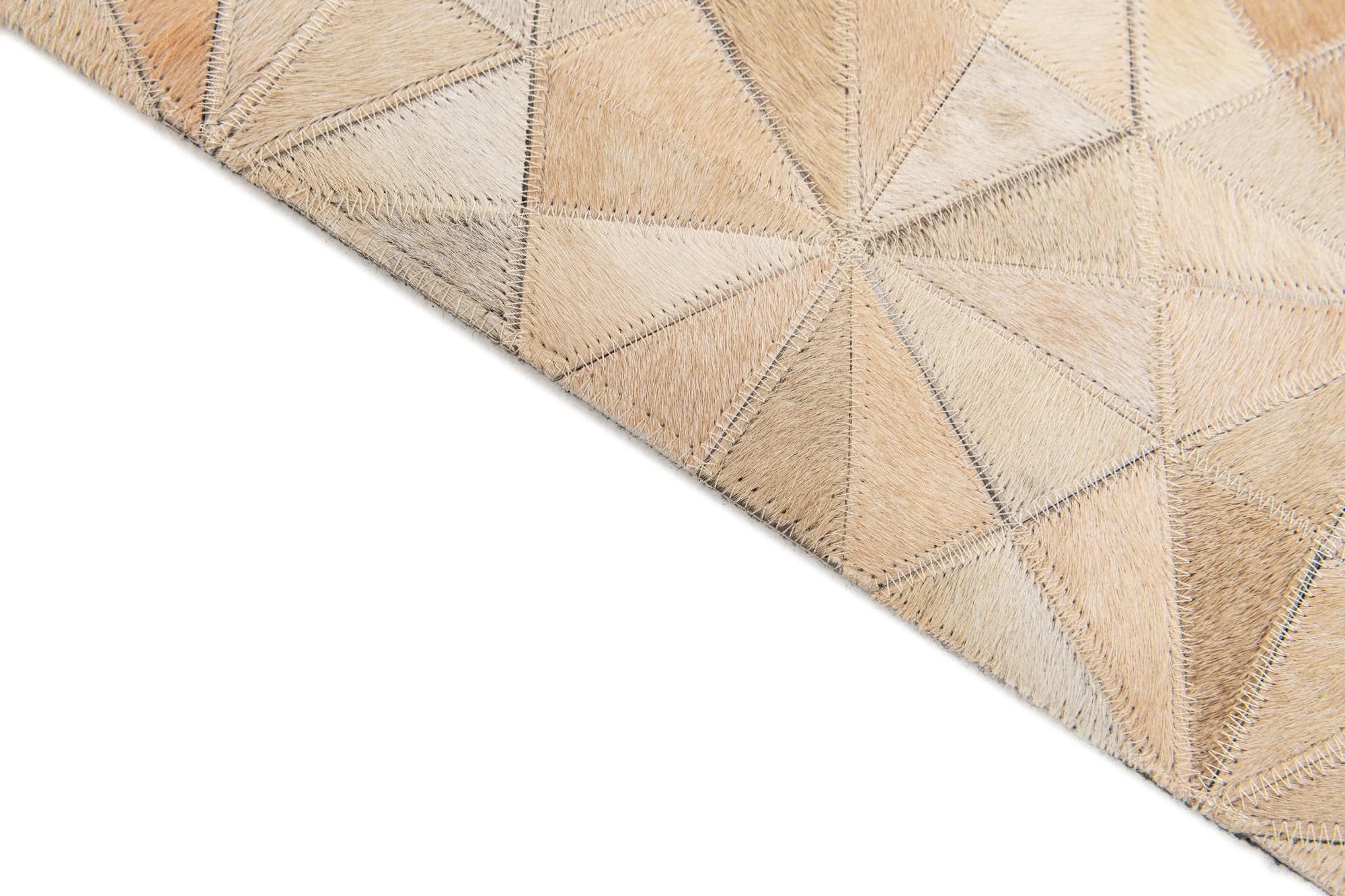 4' 8 x 6' 7 Cowhide Stocks Rug