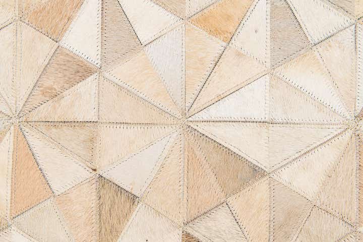 4' 8 x 6' 7 Cowhide Stocks Rug