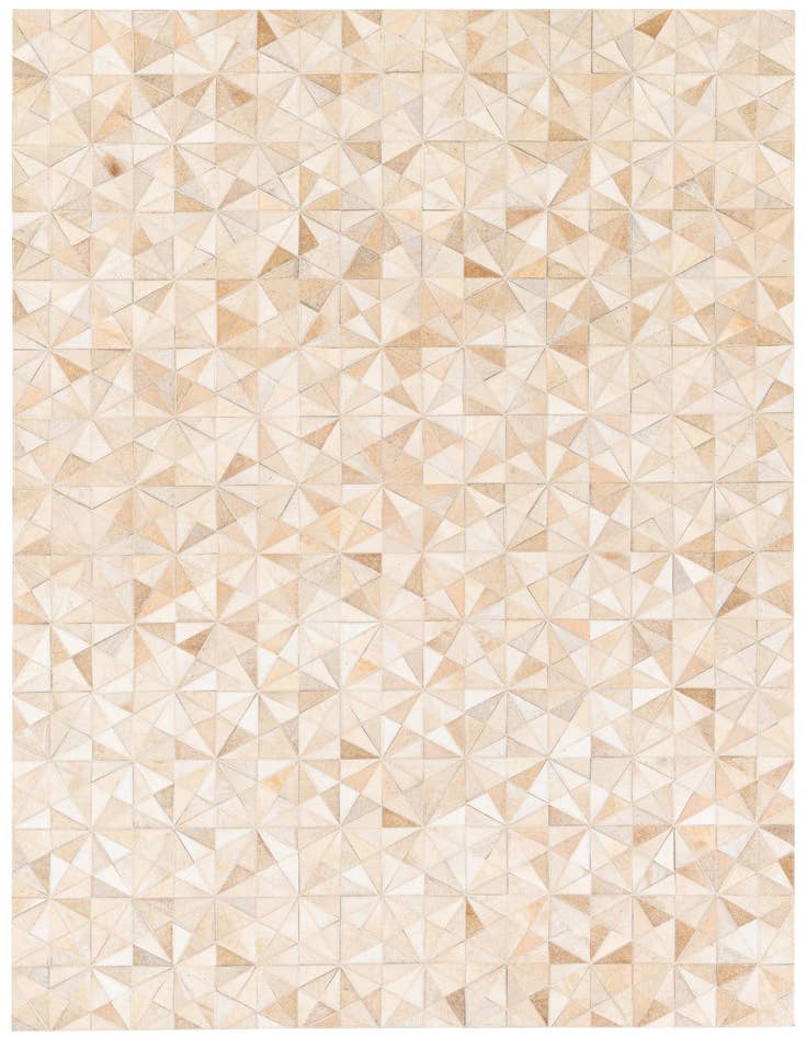Detail image of 4' 8 x 6' 7 Cowhide Stocks Rug