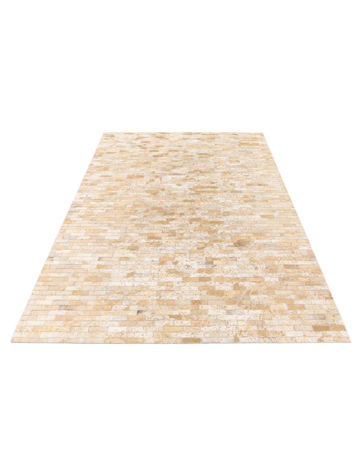 4' 9 x 6' 7 Cowhide Stocks Rug