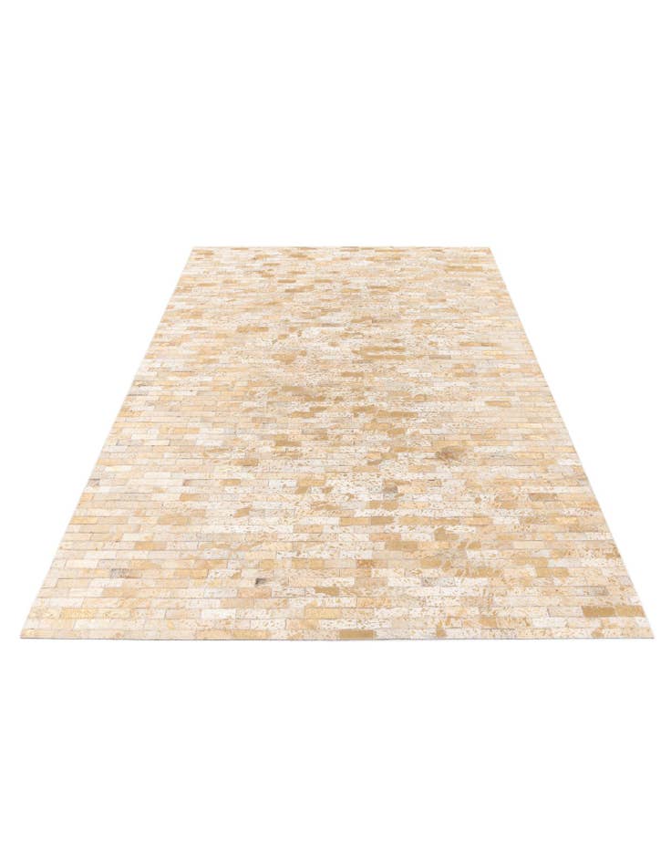 Detail image of 4' 9 x 6' 7 Cowhide Stocks Rug