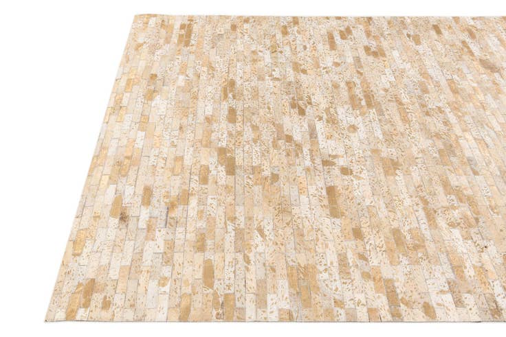 Detail image of 4' 9 x 6' 7 Cowhide Stocks Rug