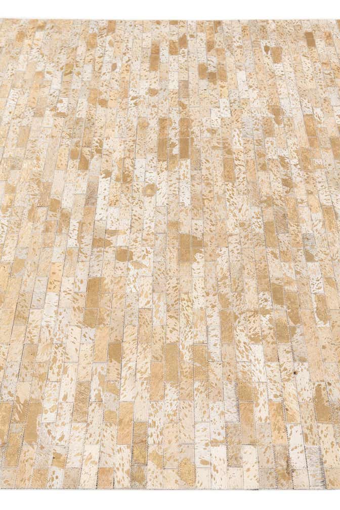 4' 9 x 6' 7 Cowhide Stocks Rug