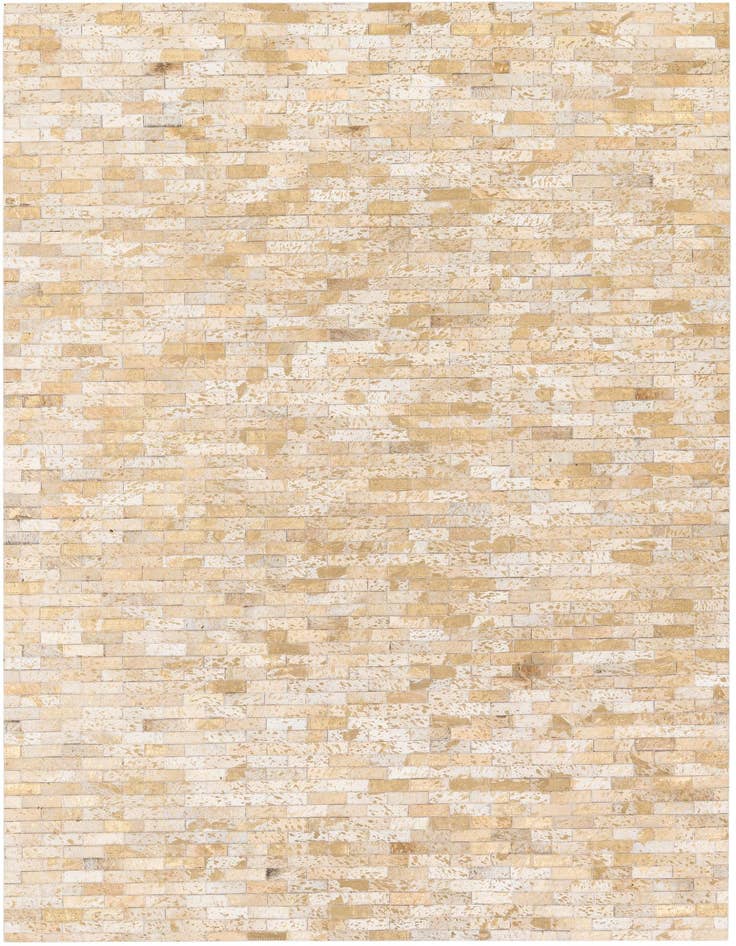 Detail image of 4' 9 x 6' 7 Cowhide Stocks Rug