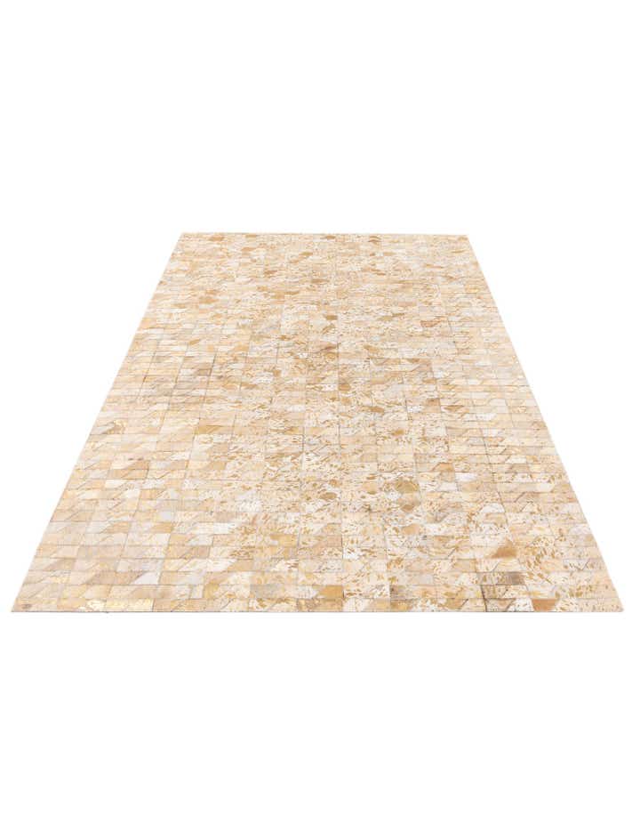 4' 8 x 6' 6 Cowhide Stocks Rug