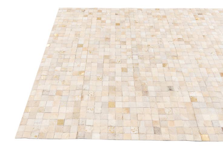 Detail image of 4' x 5' 6 Cowhide Stocks Rug