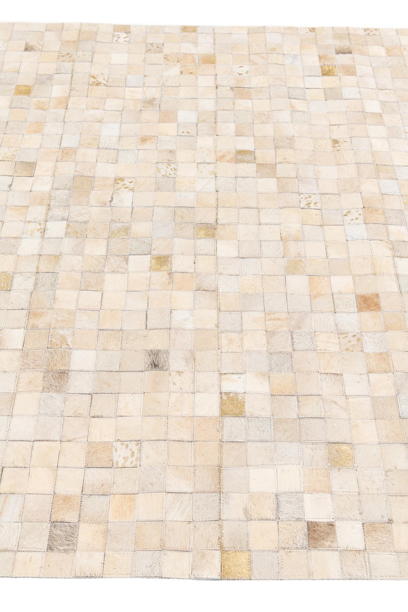4' x 5' 6 Cowhide Stocks Rug