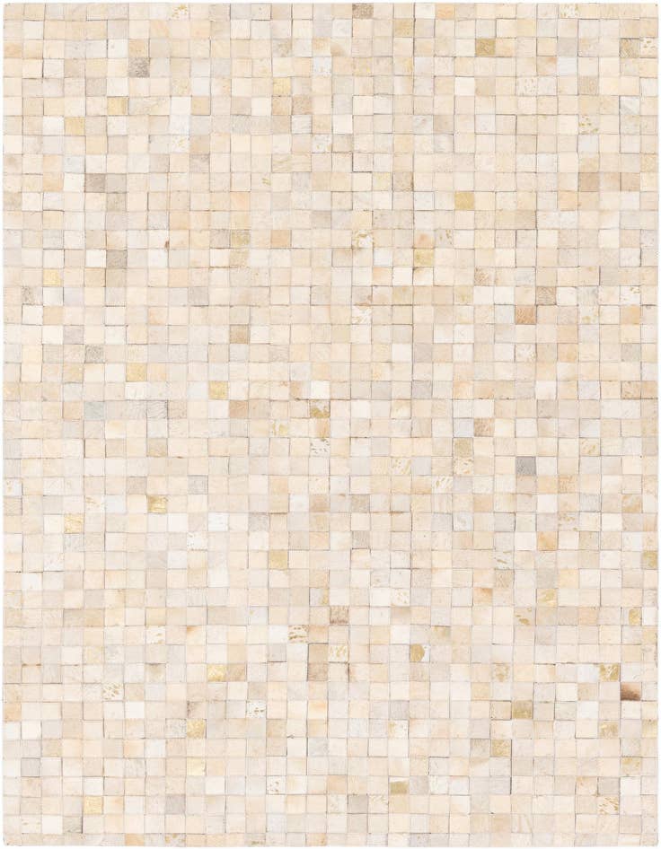 Detail image of 4' 1 x 5' 7 Cowhide Stocks Rug
