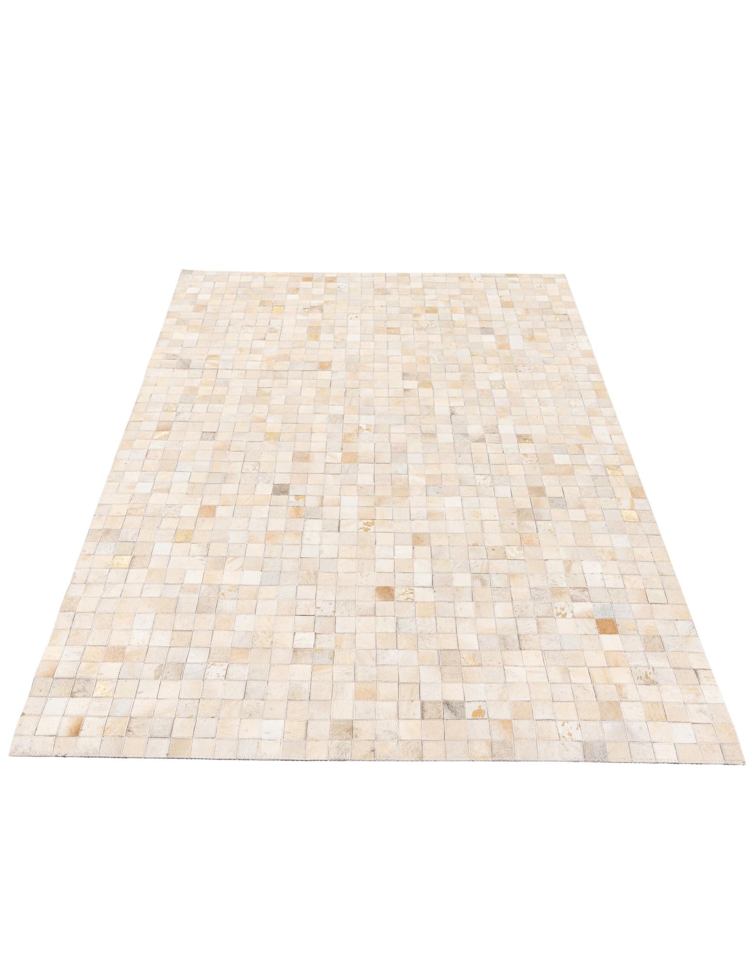 4' 1 x 5' 8 Cowhide Stocks Rug