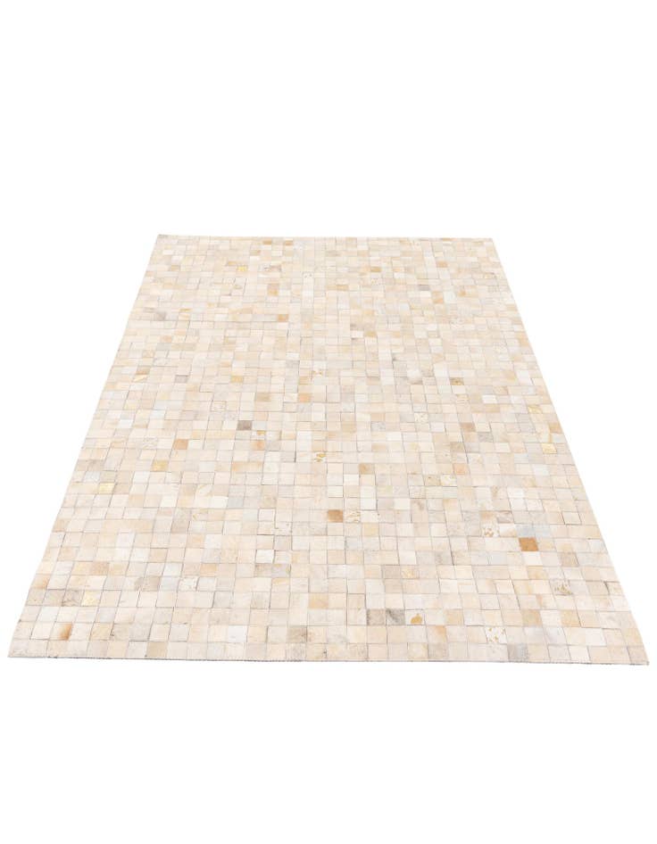 Detail image of 4' 1 x 5' 8 Cowhide Stocks Rug