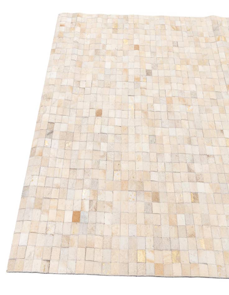 Detail image of 4' 1 x 5' 8 Cowhide Stocks Rug