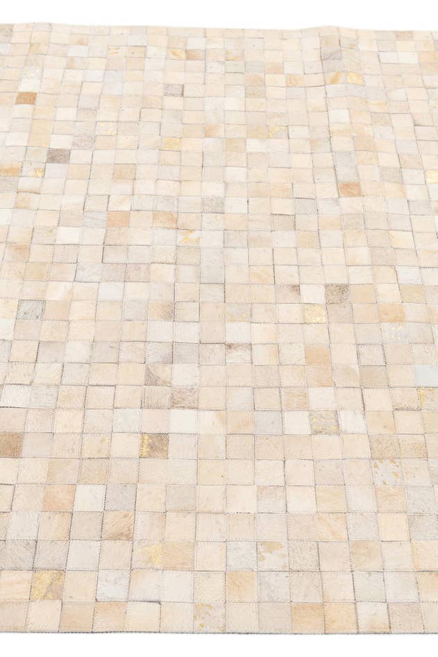 Detail image of 4' 1 x 5' 8 Cowhide Stocks Rug