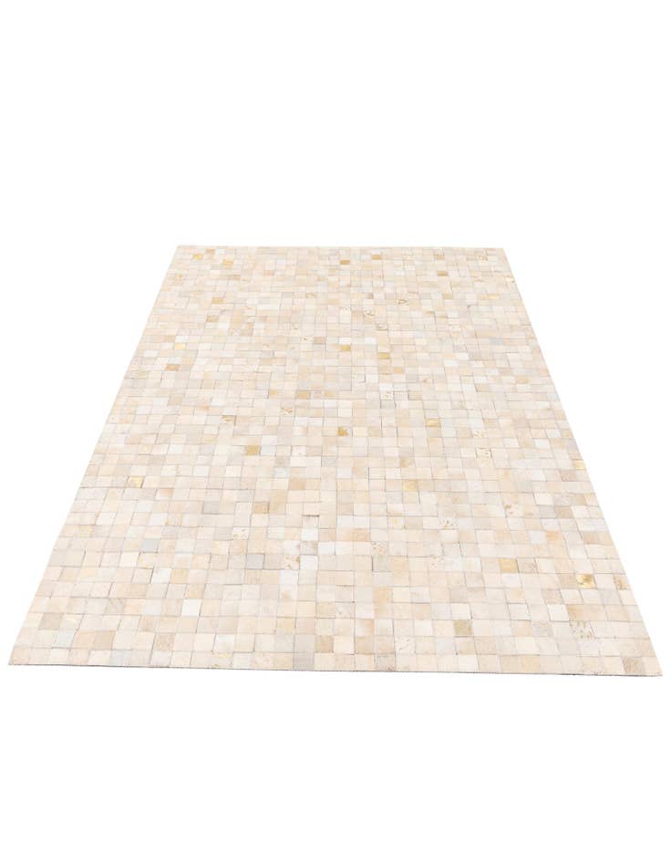 Detail image of 4' x 5' 8 Cowhide Stocks Rug