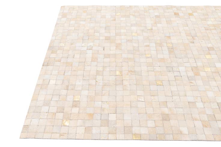 Detail image of 4' x 5' 8 Cowhide Stocks Rug
