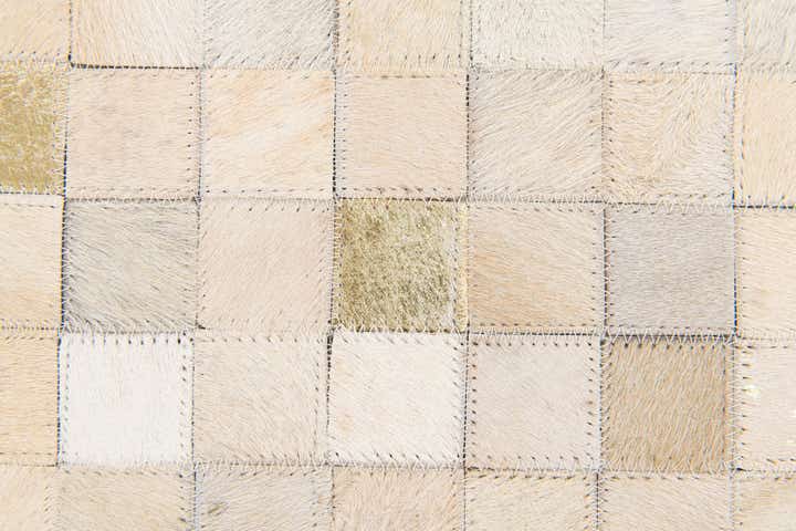 4' x 5' 8 Cowhide Stocks Rug
