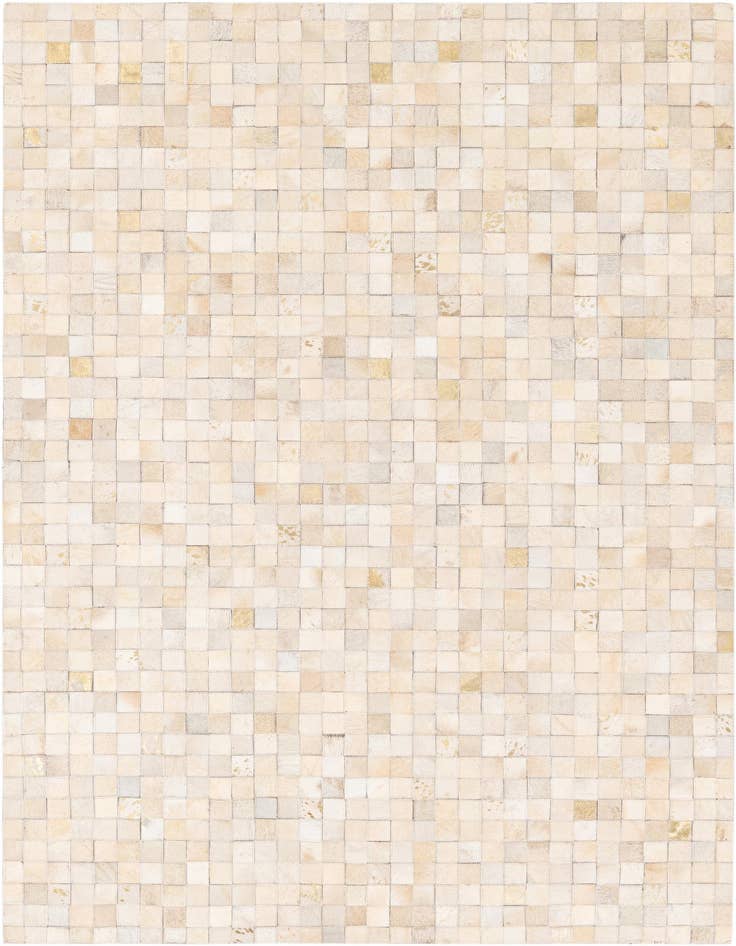 Detail image of 4' x 5' 8 Cowhide Stocks Rug