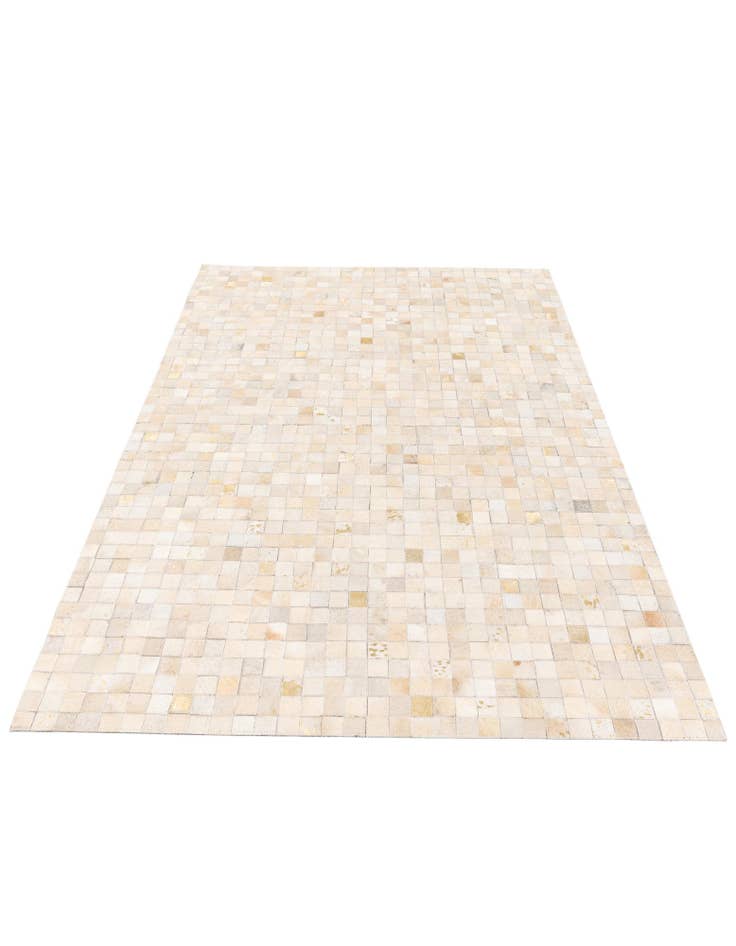 Detail image of 4' x 5' 7 Cowhide Stocks Rug