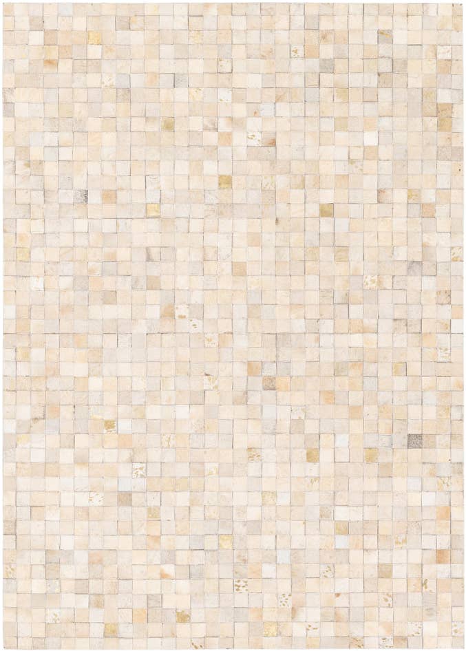 Detail image of 4' x 5' 7 Cowhide Stocks Rug