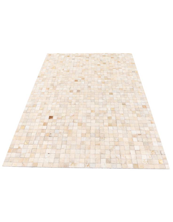 Detail image of 4' x 5' 8 Cowhide Stocks Rug