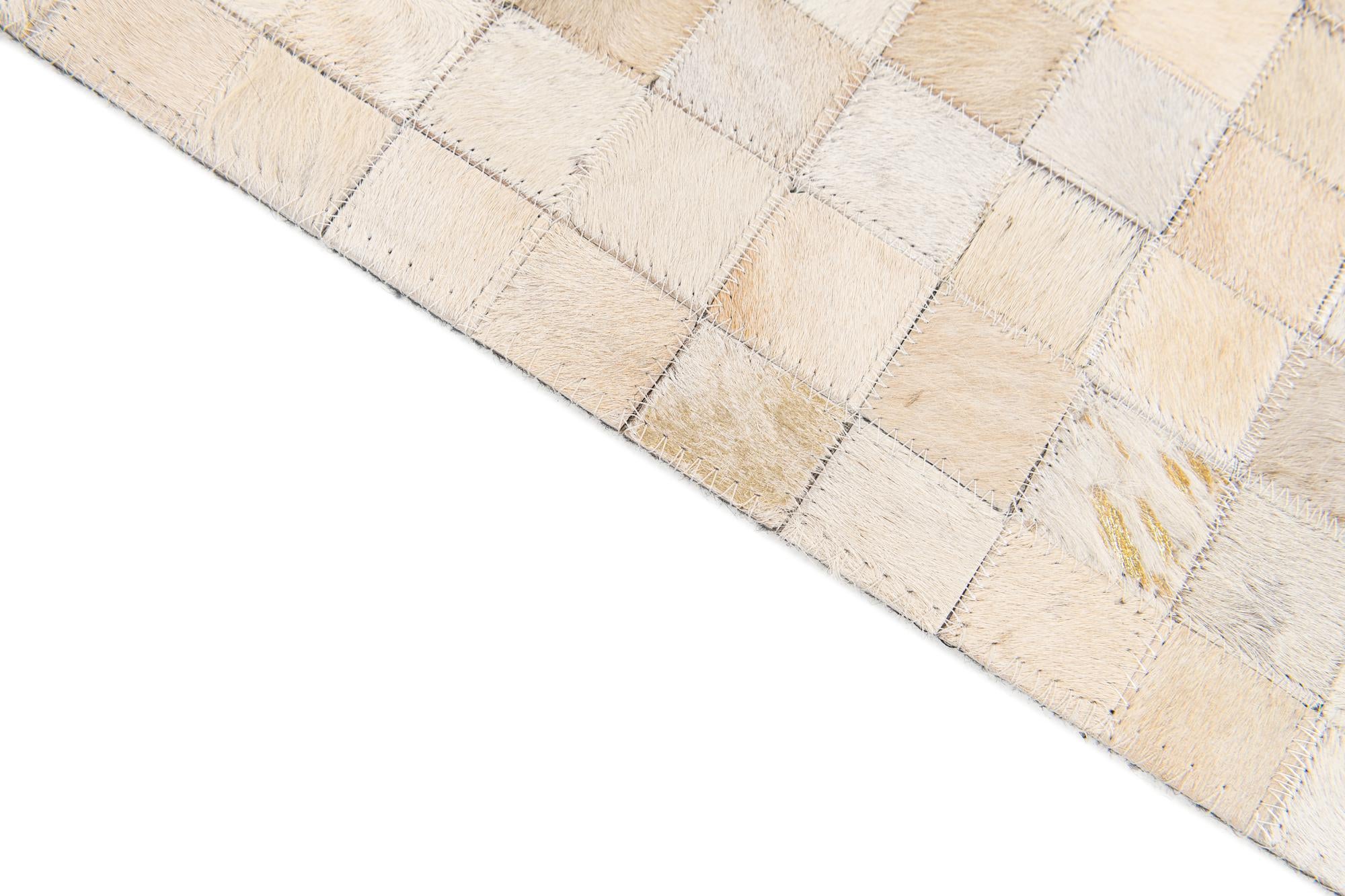 4' x 5' 8 Cowhide Stocks Rug