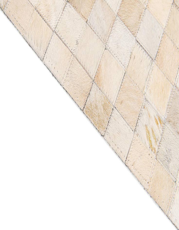 Detail image of 4' x 5' 8 Cowhide Stocks Rug