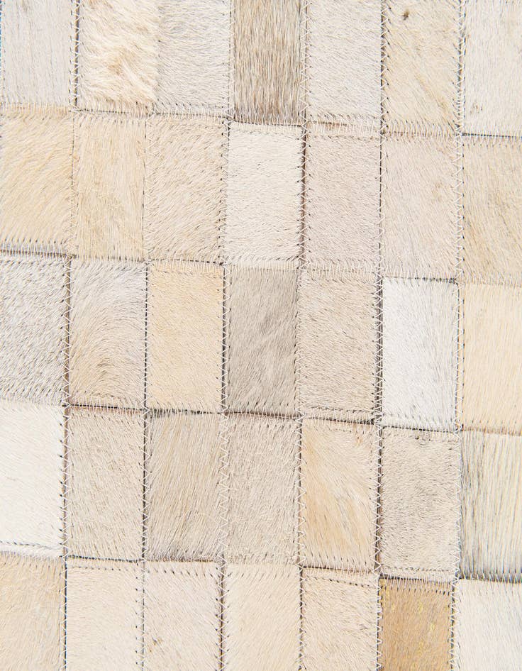 Detail image of 4' x 5' 8 Cowhide Stocks Rug