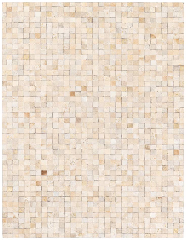 Detail image of 4' x 5' 8 Cowhide Stocks Rug