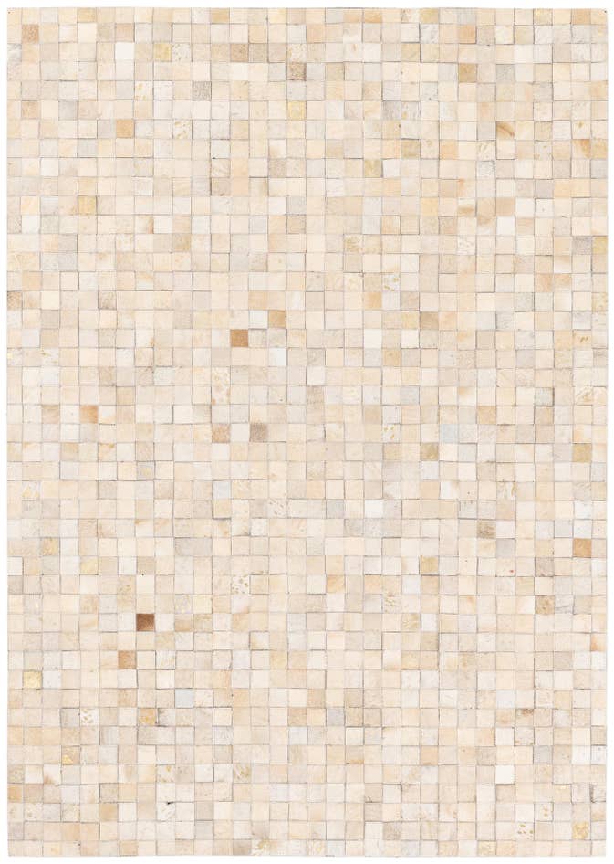 Detail image of 4' x 5' 8 Cowhide Stocks Rug