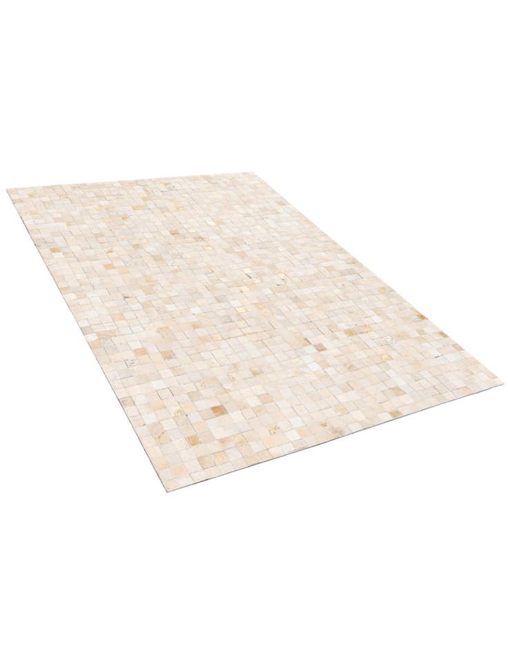 Detail image of 4' x 5' 8 Cowhide Stocks Rug