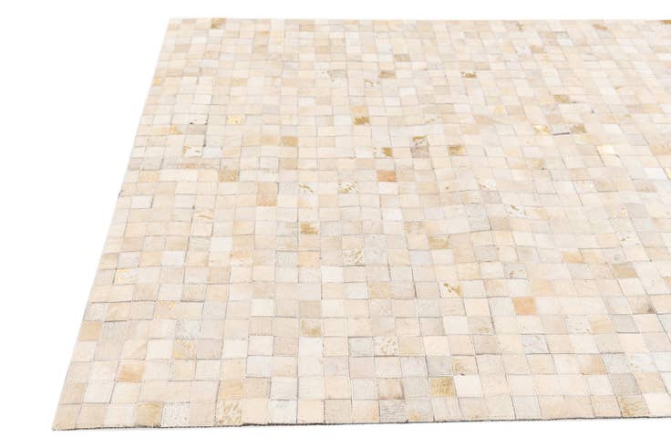 Detail image of 4' x 5' 8 Cowhide Stocks Rug