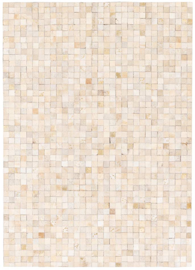 Detail image of 4' x 5' 8 Cowhide Stocks Rug