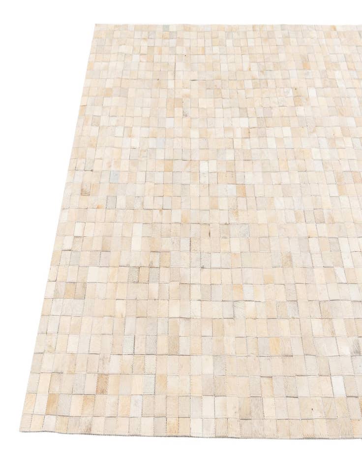 Detail image of 4' 1 x 5' 8 Cowhide Stocks Rug