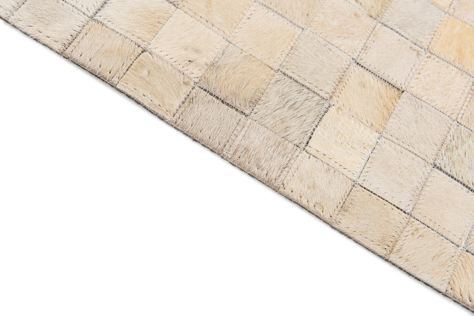 4' 1 x 5' 8 Cowhide Stocks Rug