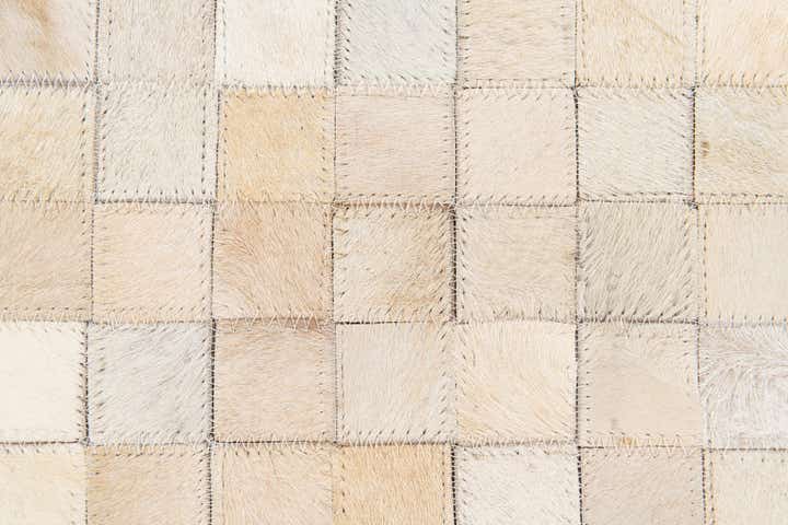 4' 1 x 5' 8 Cowhide Stocks Rug