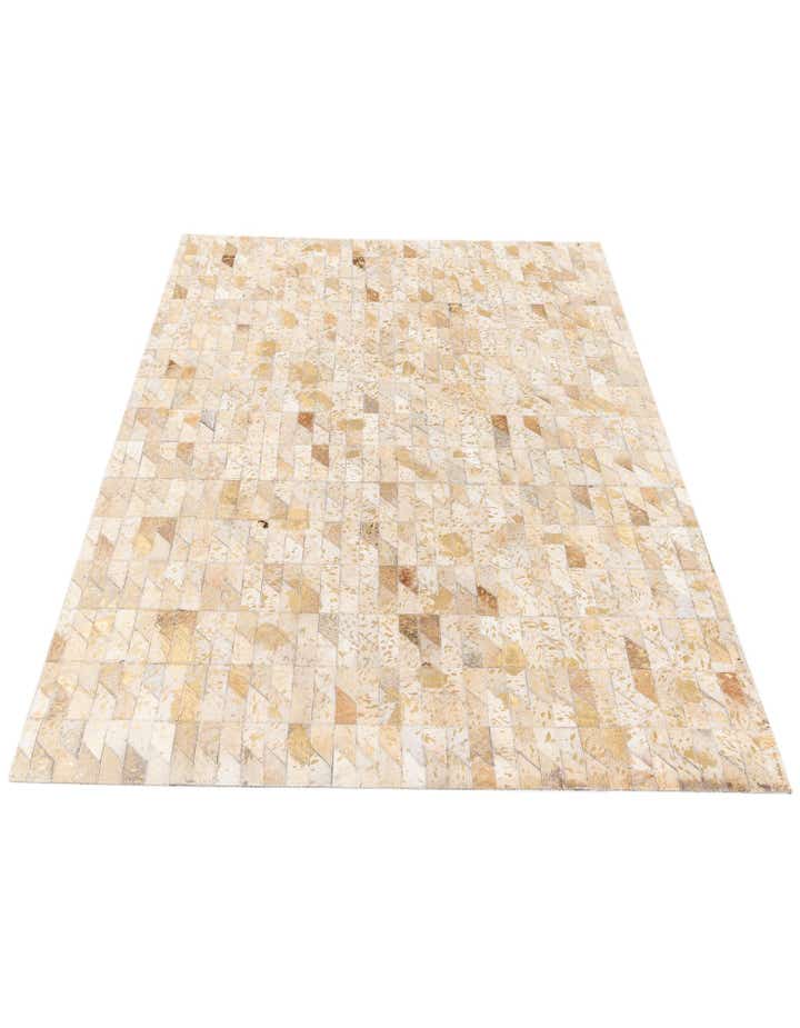 4' x 5' 2 Cowhide Stocks Rug
