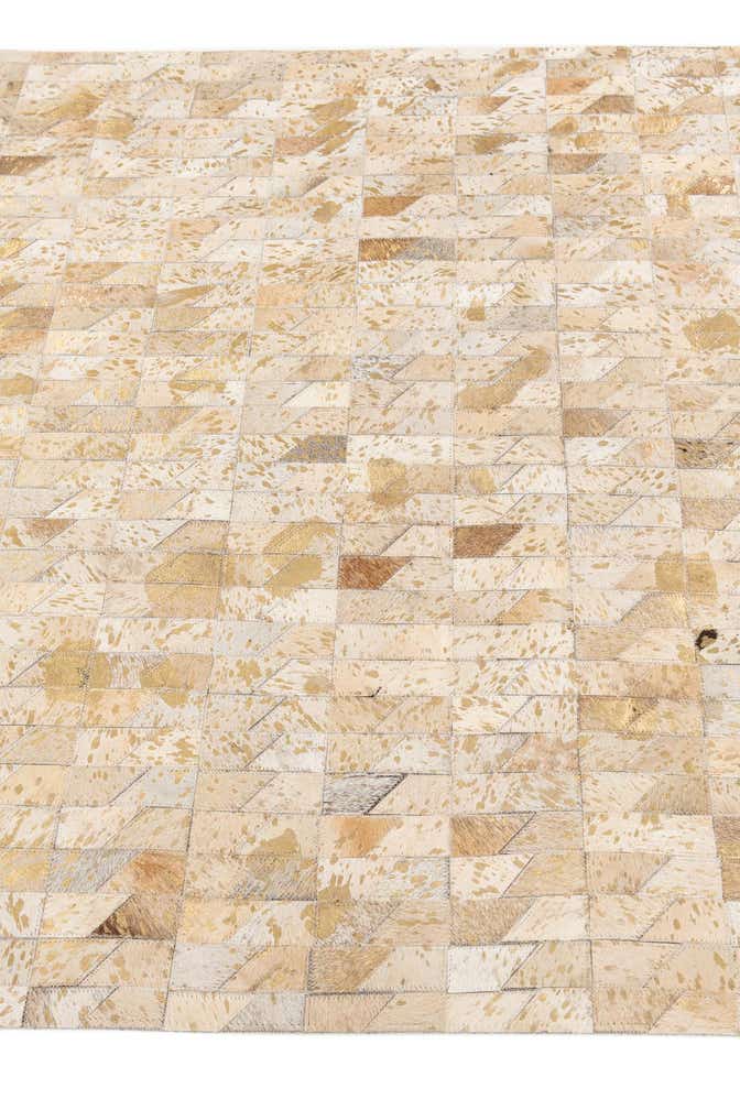 4' x 5' 2 Cowhide Stocks Rug