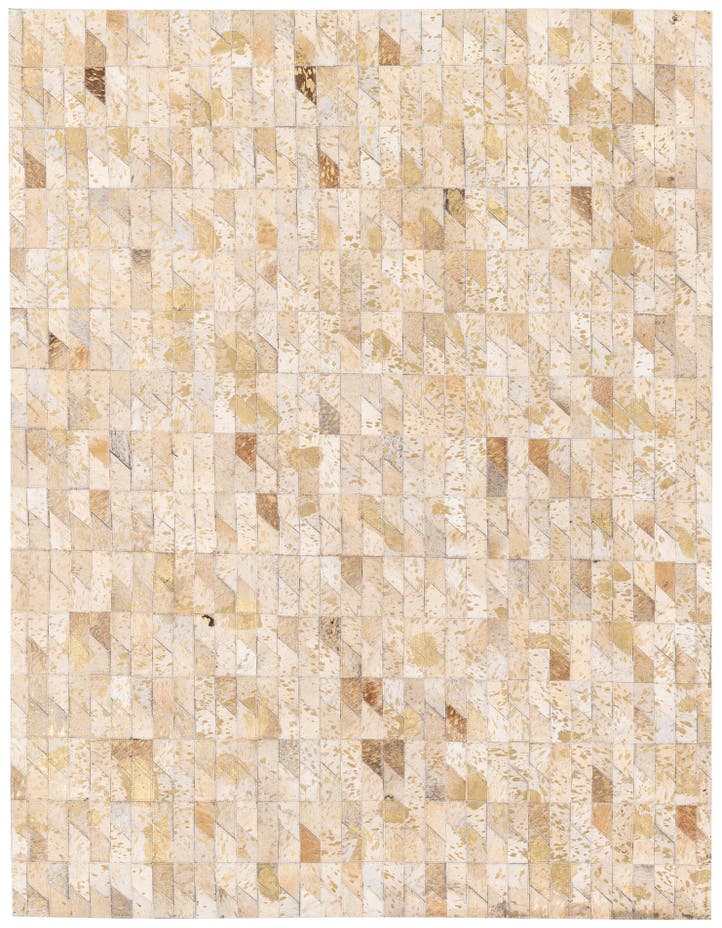  4' x 5' 2 Cowhide Stocks Rug