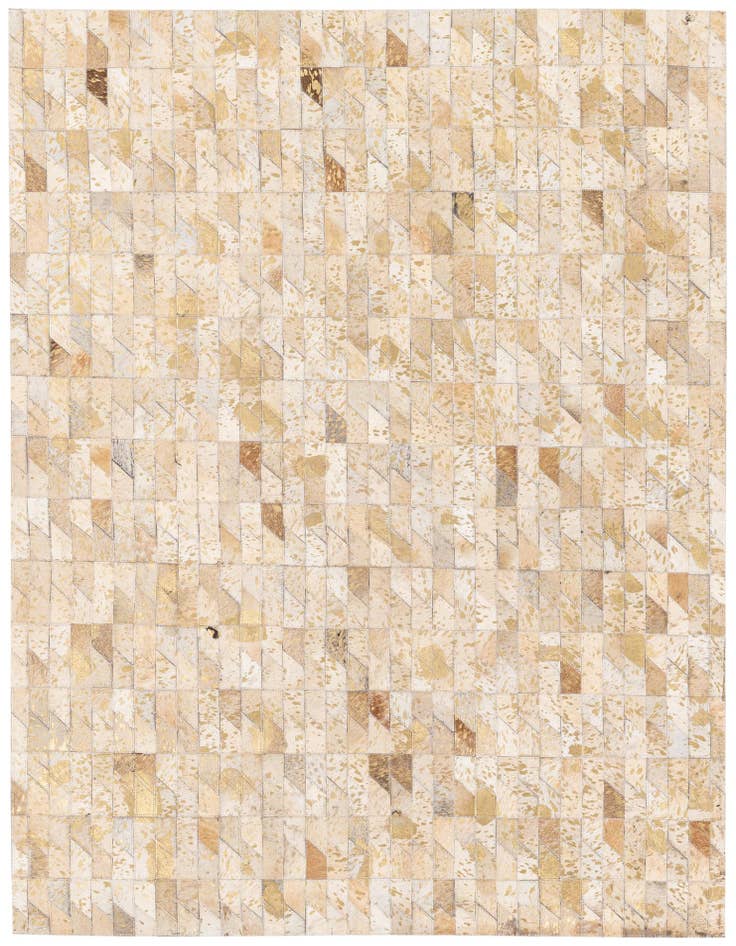 Detail image of 4' x 5' 2 Cowhide Stocks Rug